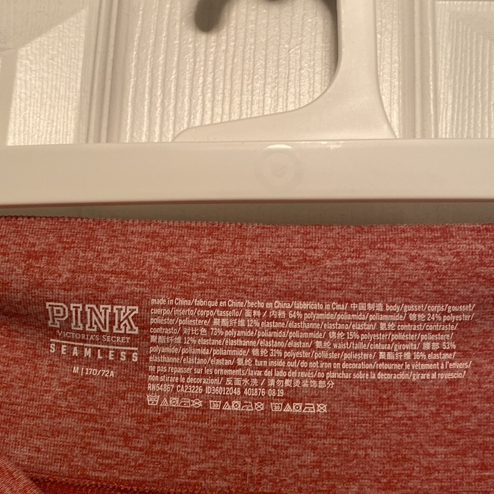 Brand New Pink Victoria’s Secret Seamless Leggings…size M - Picture 4 of 5